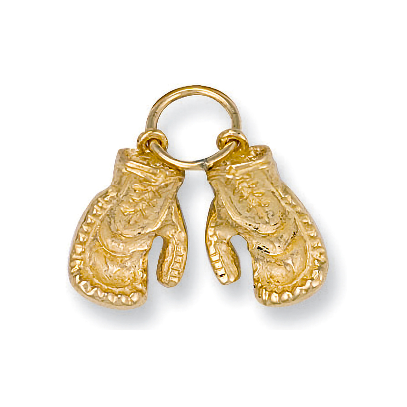 9ct Gold Double Boxing Glove Pair Pendant - PD0042