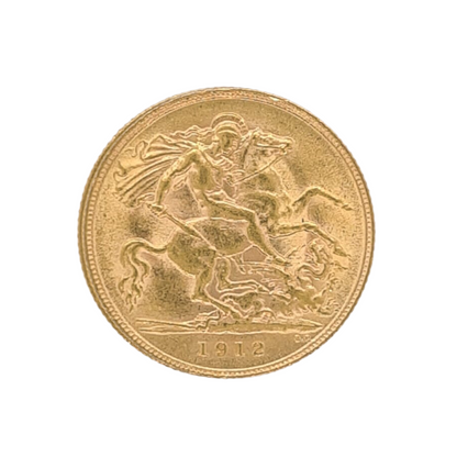 1912 Half Sovereign Gold Coin - George V