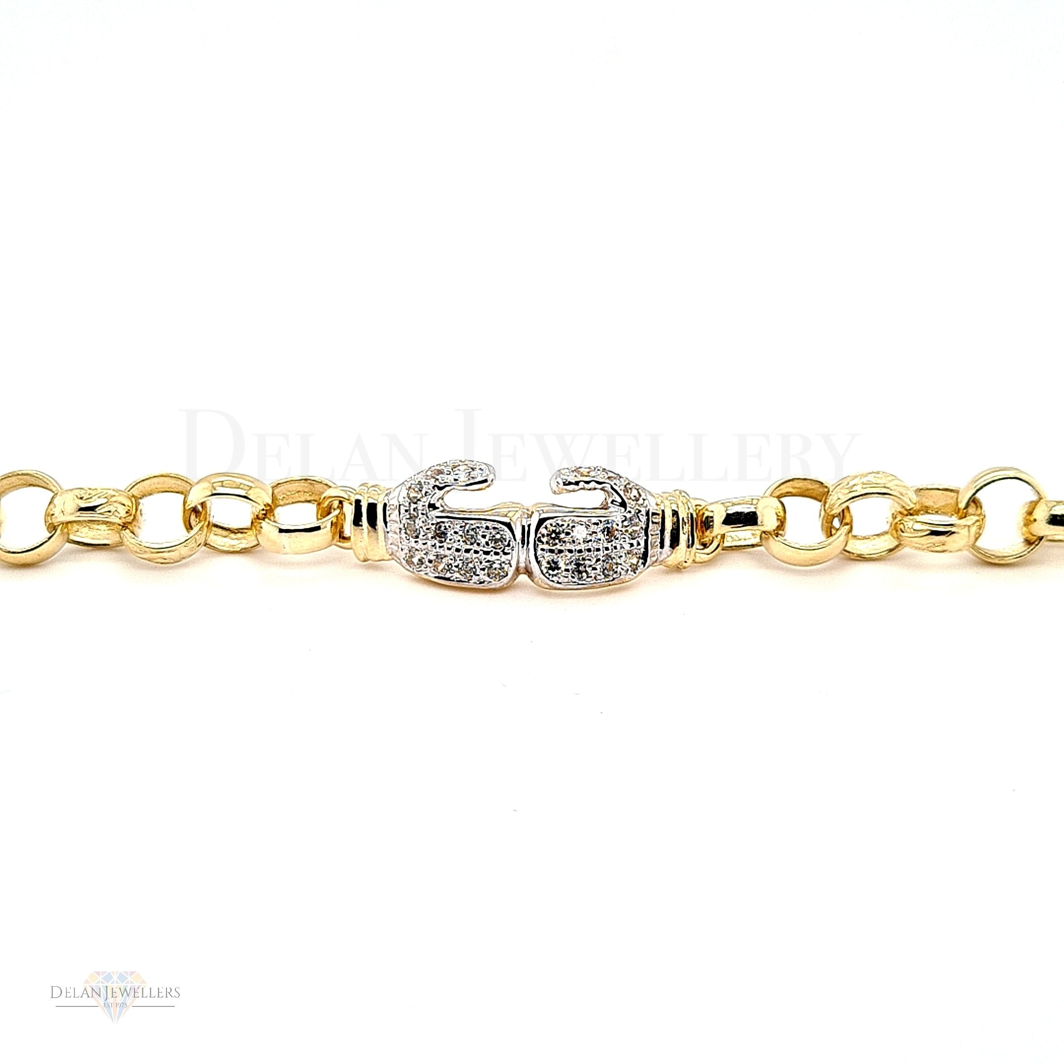 9ct Yellow Gold Children's Boxing Glove Bracelet