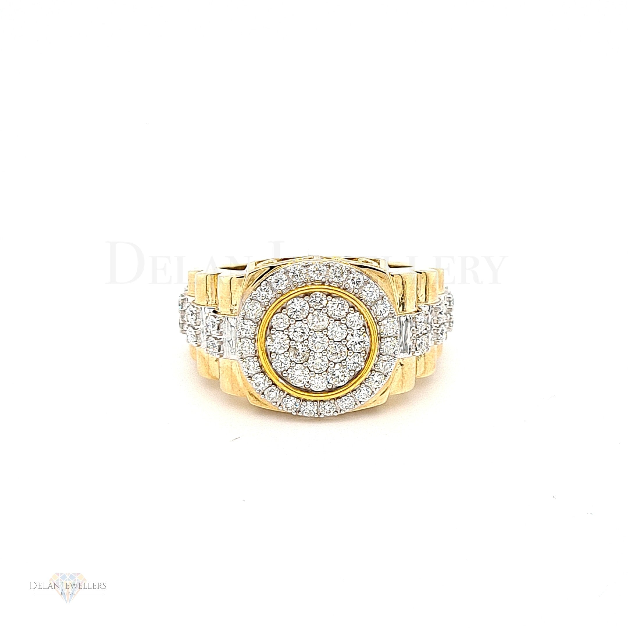 Diamond Presidential Gents Ring - 1.50ct Diamonds