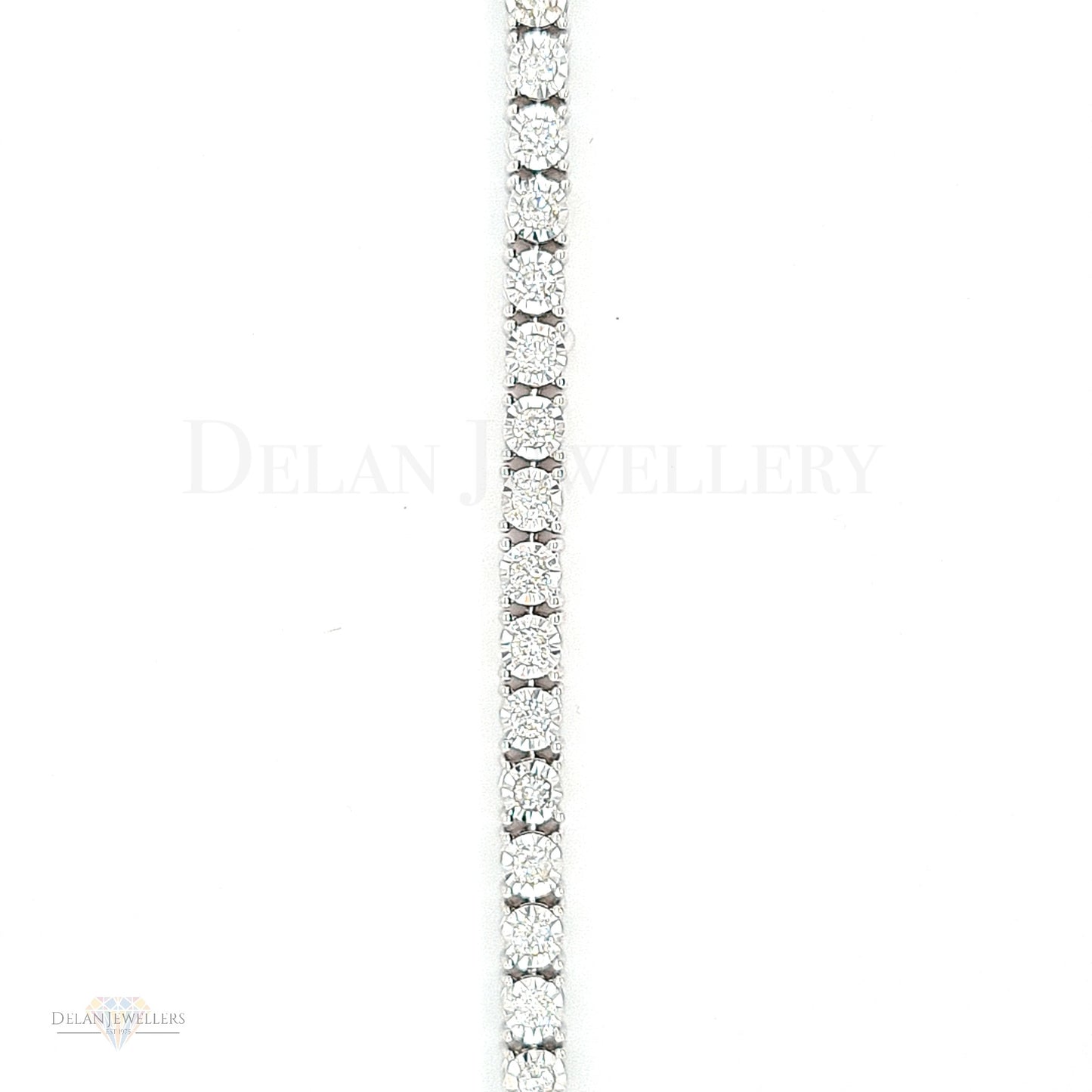 White Gold Diamond Tennis Bracelet - 2ct