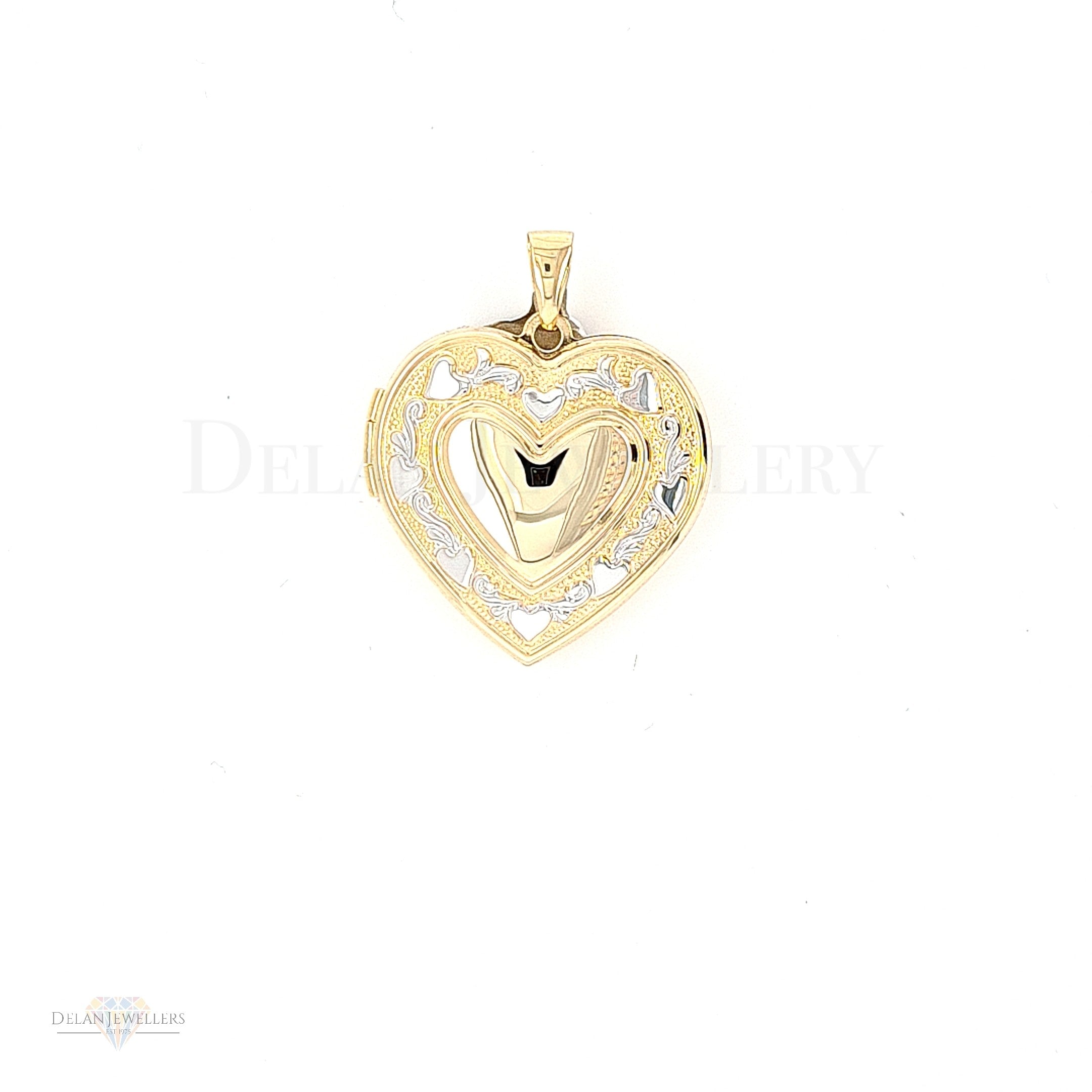 9ct Yellow Gold Heart Locket