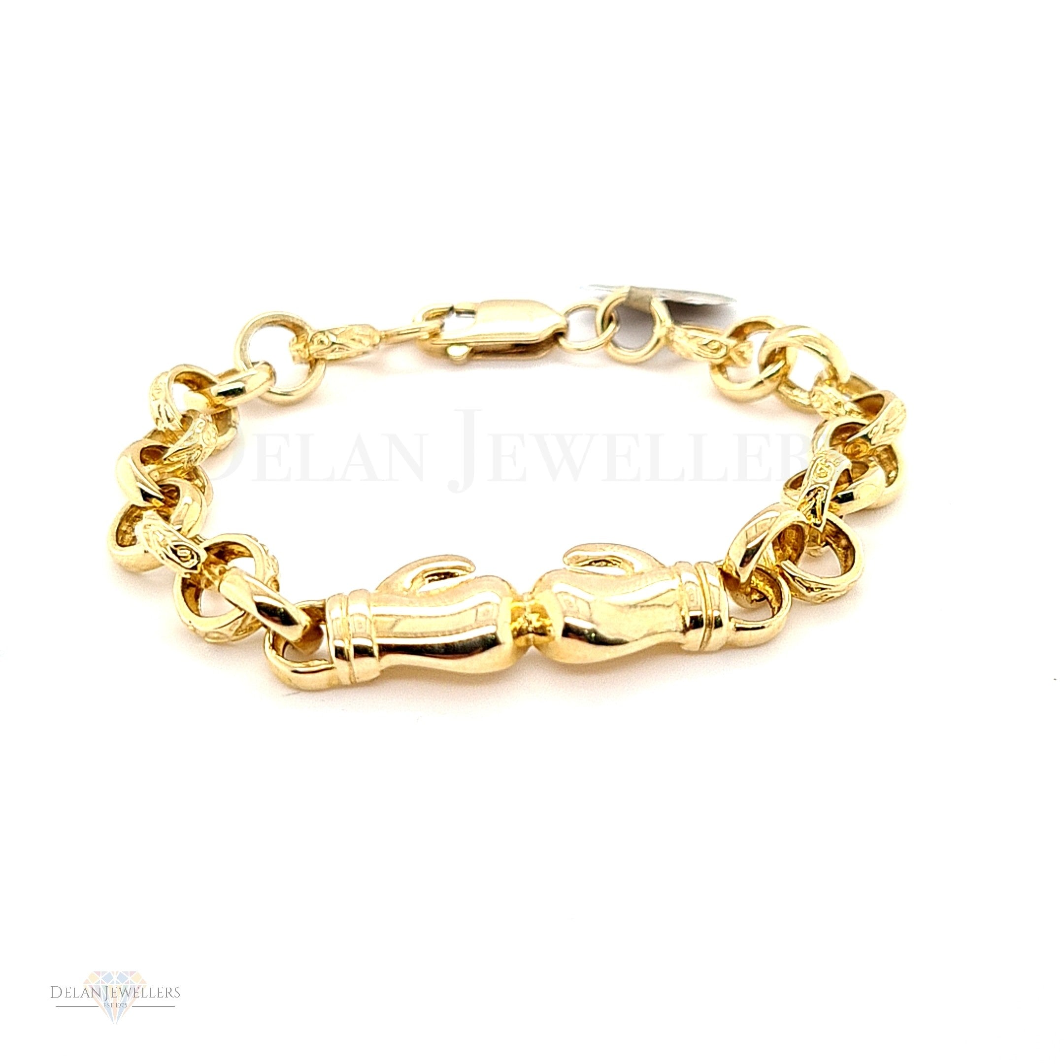 9ct Yellow Gold Children's Boxing Glove Bracelet