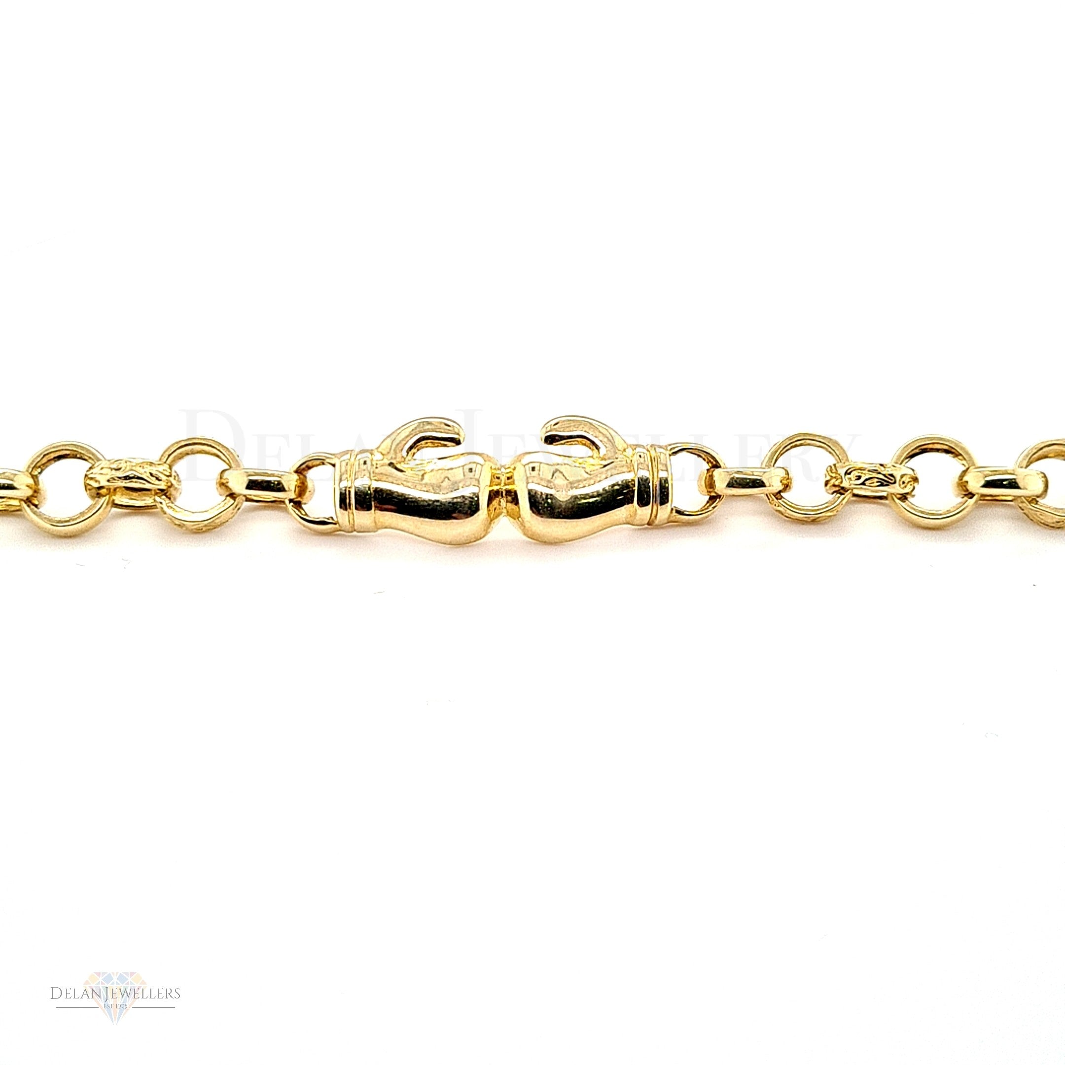 9ct Yellow Gold Children's Boxing Glove Bracelet