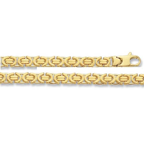 9CT Gold Byzantine Chain BR258