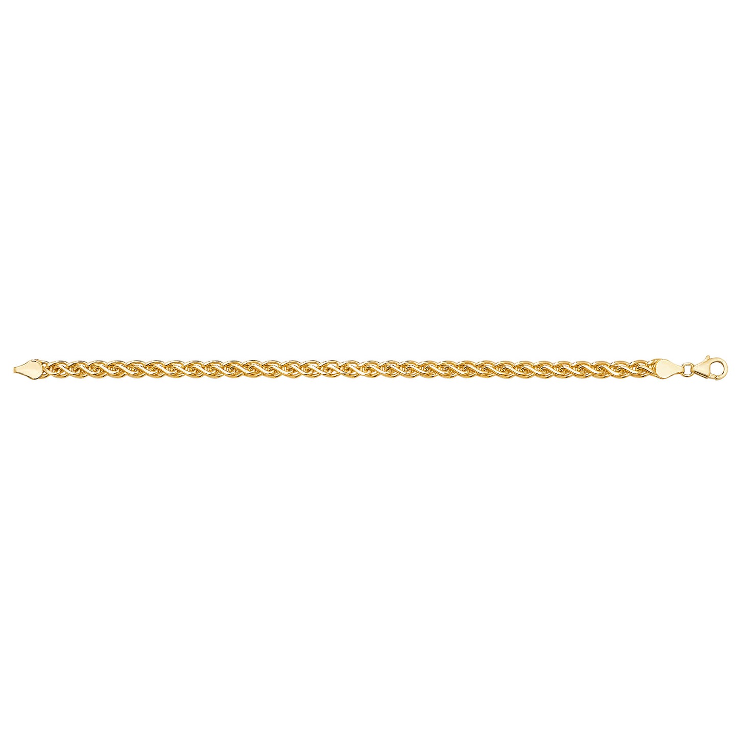 9Ct Gold Plaited Fancy Bracelet - BR573