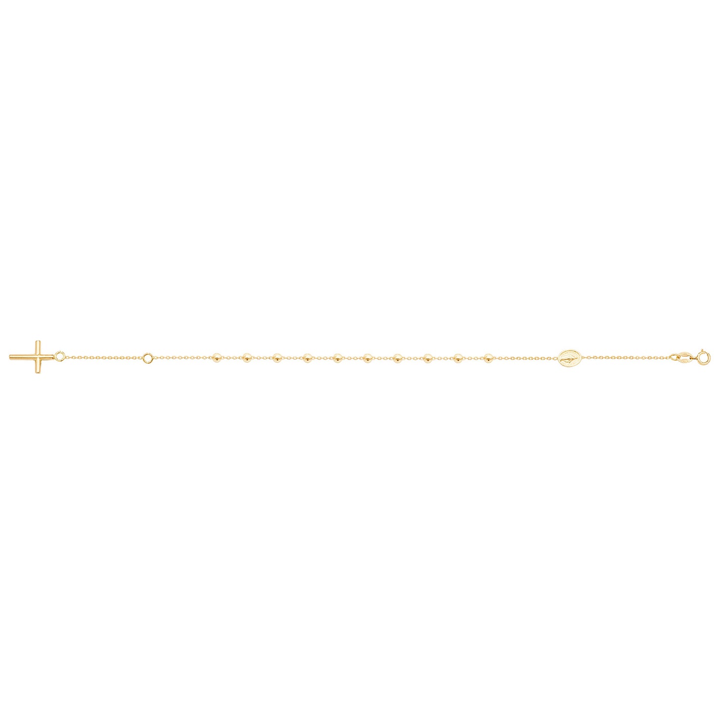 9Ct Gold Rosary Bracelet - BR614