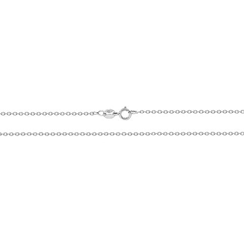 9CT White Gold Rolo Chain CH210W