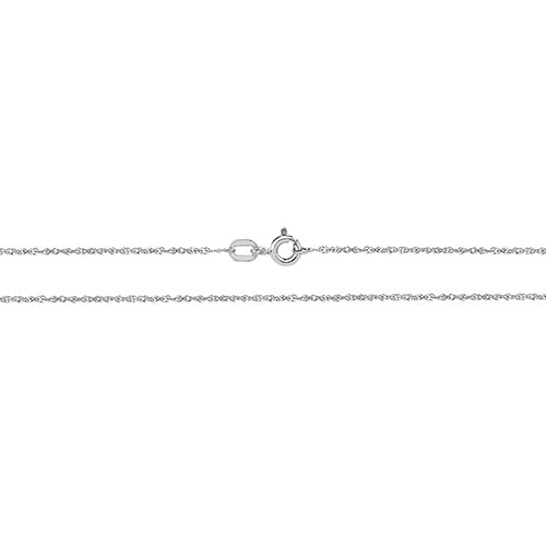 9CT White Gold Diamond Cut Chain CH217W