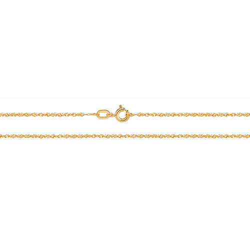 9CT Gold Diamond Cut Chain CH218