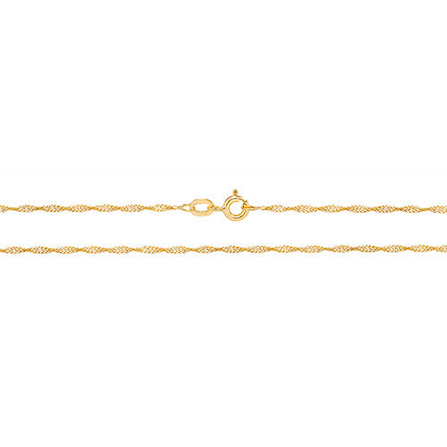 9CT Gold Singapore Chain CH221