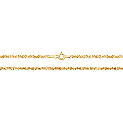 9CT Gold Singapore Chain CH223