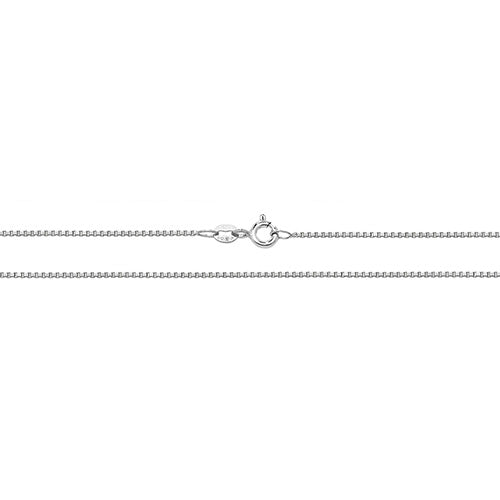 9CT White Gold Box Chain