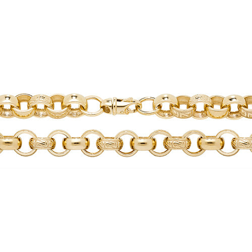 9CT Gold Cast Belcher Chain