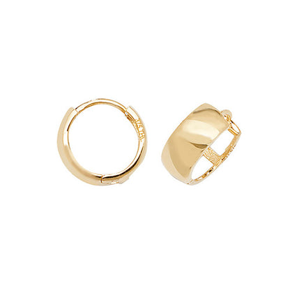 9Ct Gold Hinged Hoops - ER1067