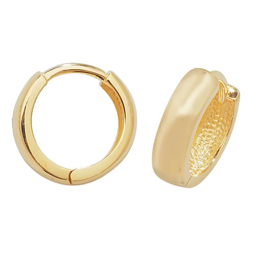 9Ct Gold Hinged Hoops - ER107