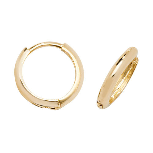 9Ct Gold Hinged Hoops - ER1080