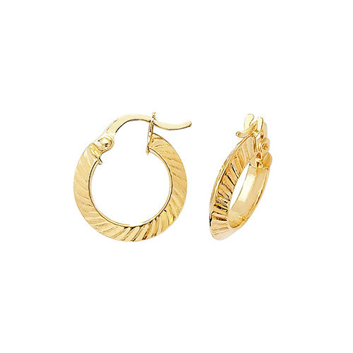 9CT Gold Hoops ER876