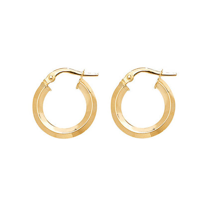 9CT Gold Hoops ER998