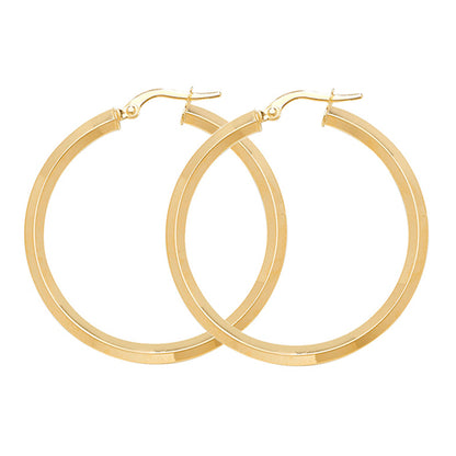 9CT Gold Hoops ER998