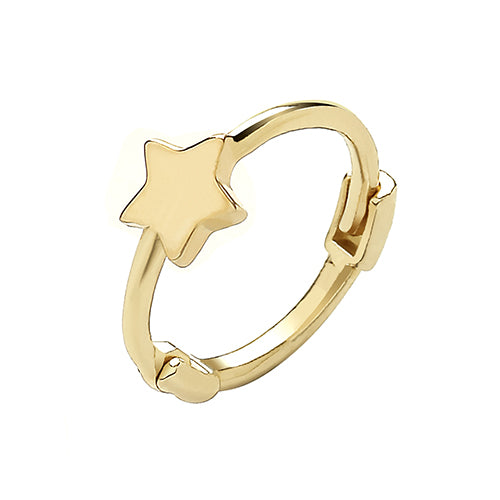 9Ct Gold Star Cartilage Hoop - ES1969