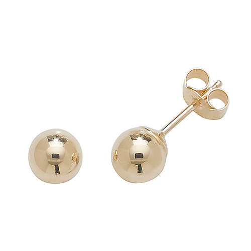 9Ct Gold Ball Studs ES201