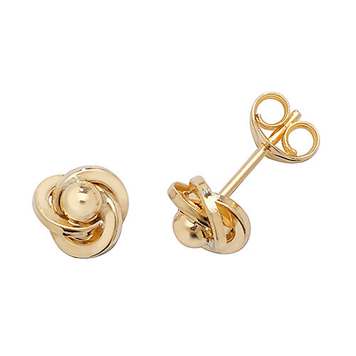 9Ct Gold Orbital Studs ES365