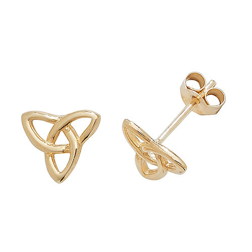 9Ct Gold Celtic Studs - ES410