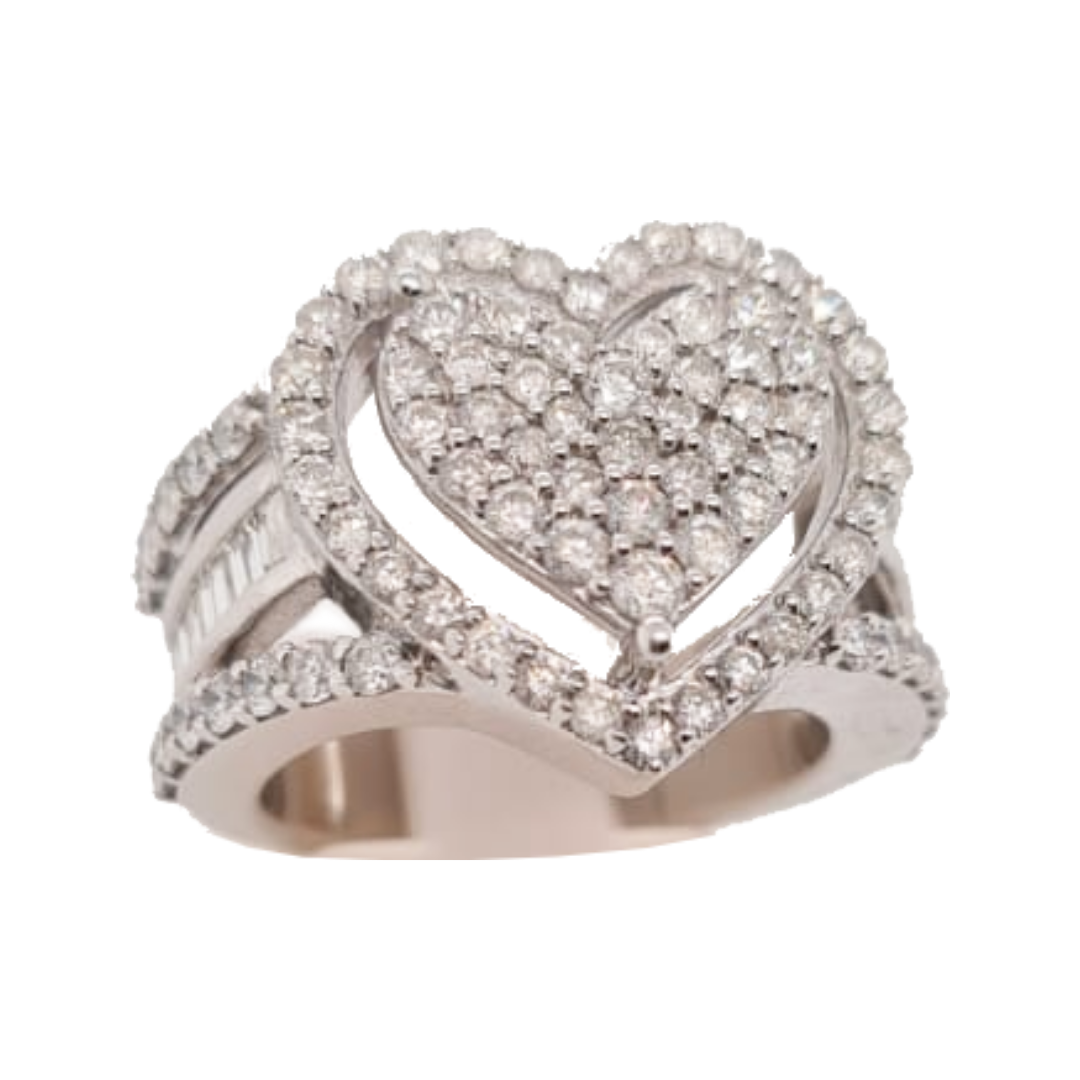 Diamond Heart Ring