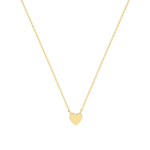 9Ct Gold Heart Necklet - NK395