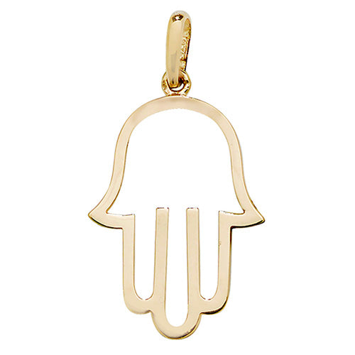 9ct Gold Hamsa Pendant PN1002