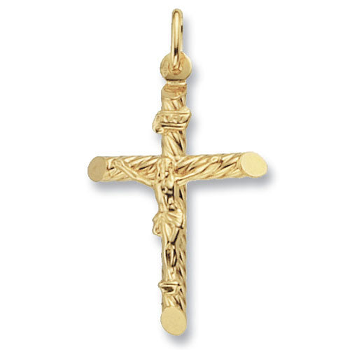 9ct Gold Crucifix Pendant - PN117