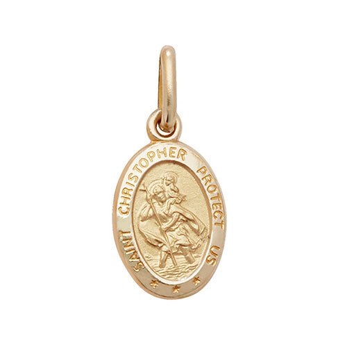 9ct Gold St Christopher Pendant - PN15