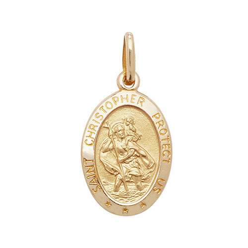 9ct Gold St Christopher Pendant - PN15