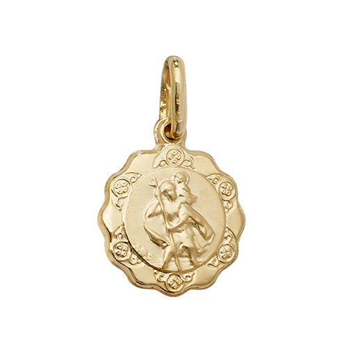 9ct Gold St Christopher Pendant - PN15