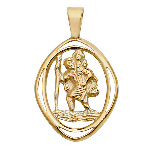 9ct Gold St Christopher Pendant - PN440