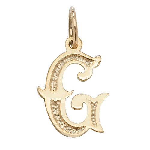 9ct Gold Initial Pendant - PN527