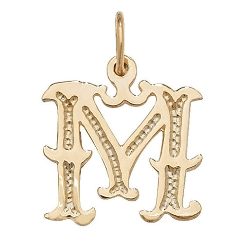 9ct Gold Initial Pendant - PN527