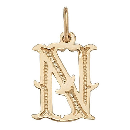 9ct Gold Initial Pendant - PN527