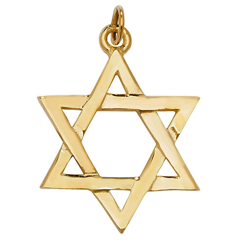 9ct Gold Star of David Pendant - PN669