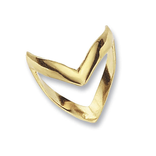 9Ct Gold Wishbone Ring - RN121